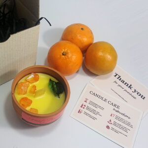 Terracotta Scented Candle - Fruit Punch