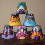 Hand Painted Plant Pots | Mandala Art | Set of 6 Pots
